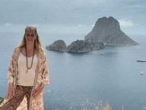 Maria bij Es Vedra Ibiza Bewustzijn Retraite 